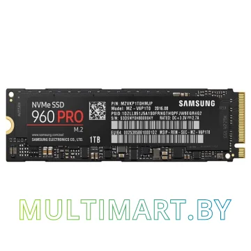 SSD диск Samsung 960 PRO M.2 1TB (MZ-V6P1T0BW)